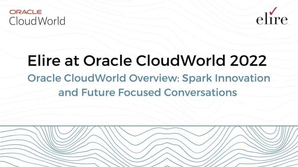 Oracle CloudWorld 2022