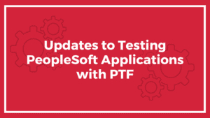 Peoplesoft PTF changes admist PeopleTools 8.59