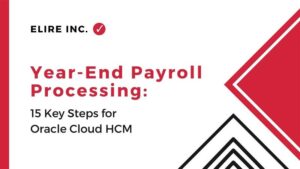 Year-end payroll processing and close in Cloud HCM