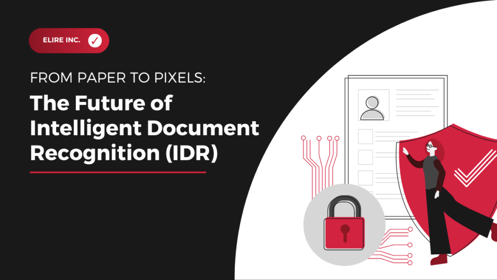 Oracle Intelligent Document Recognition (IDR) overview and future possibilities.