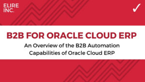 B2B for Oracle Cloud ERP