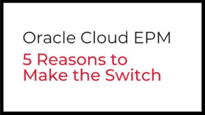 Oracle EPM Infographic