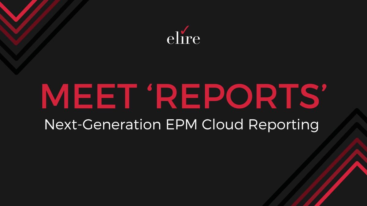 Oracle Reports Cloud EPM Overview