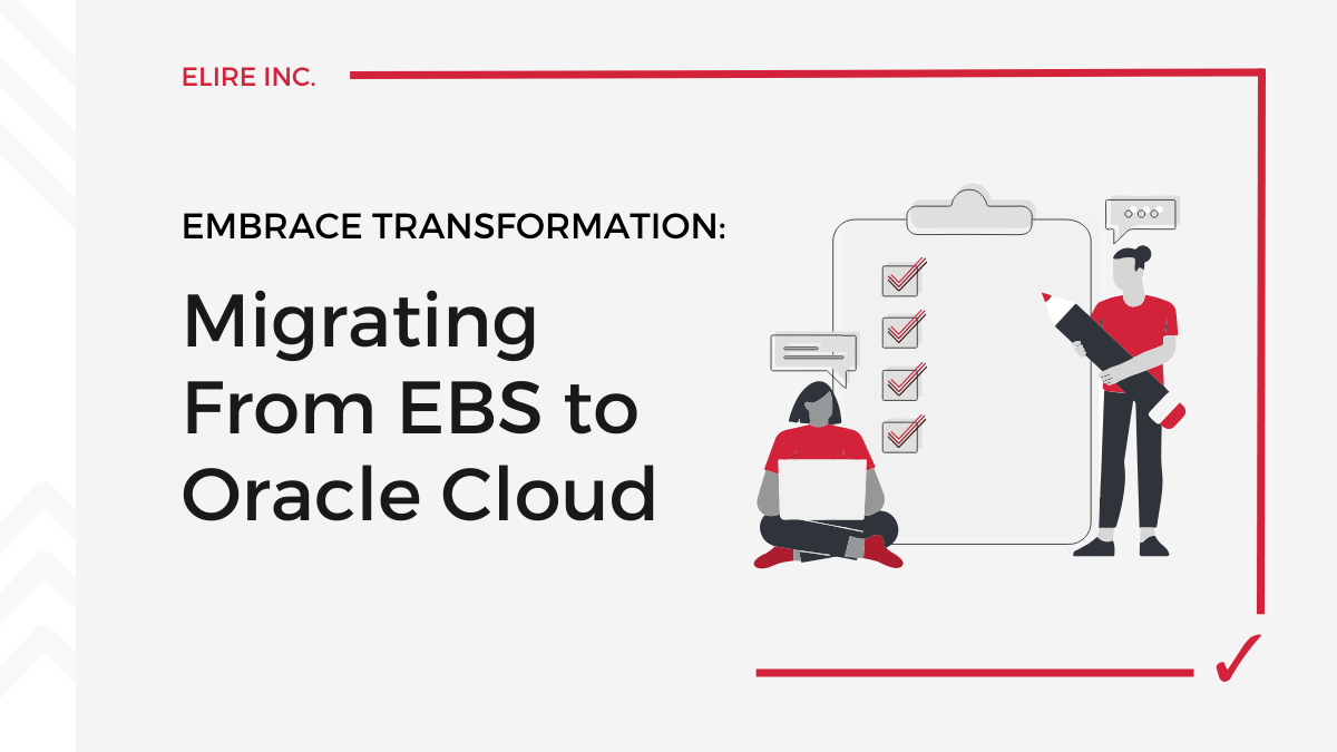 Migrating from EBS to Oracle Cloud