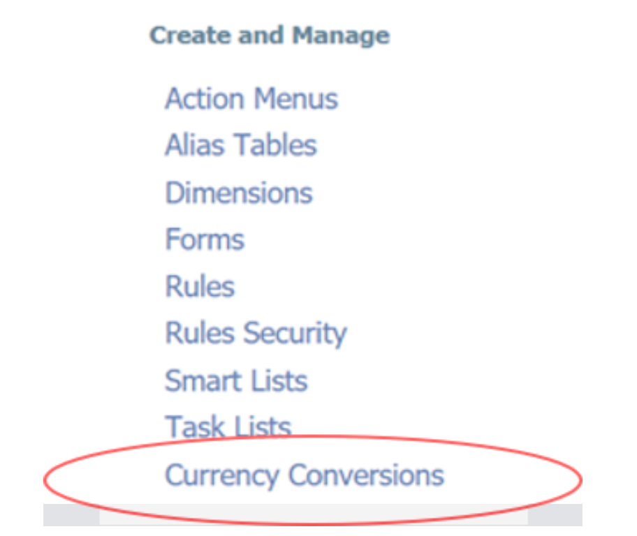 select currency conversions