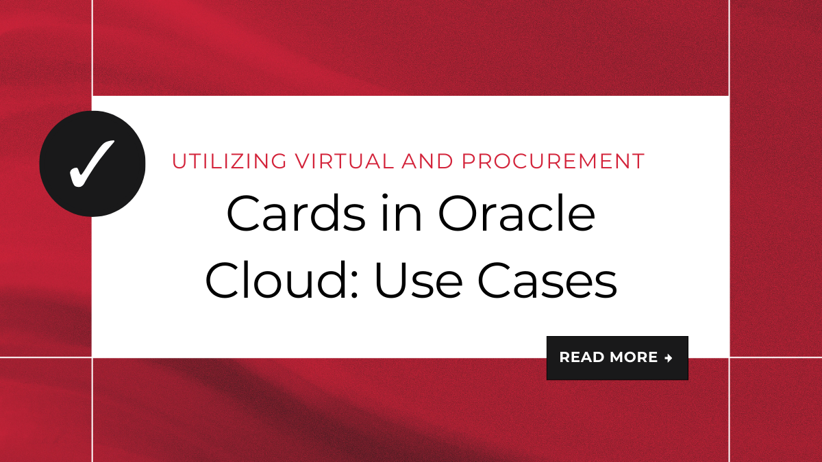 Virtual and Procurement Cards