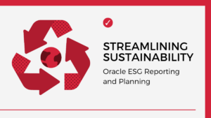 Oracle Cloud EPM for ESG Reporting and Planning