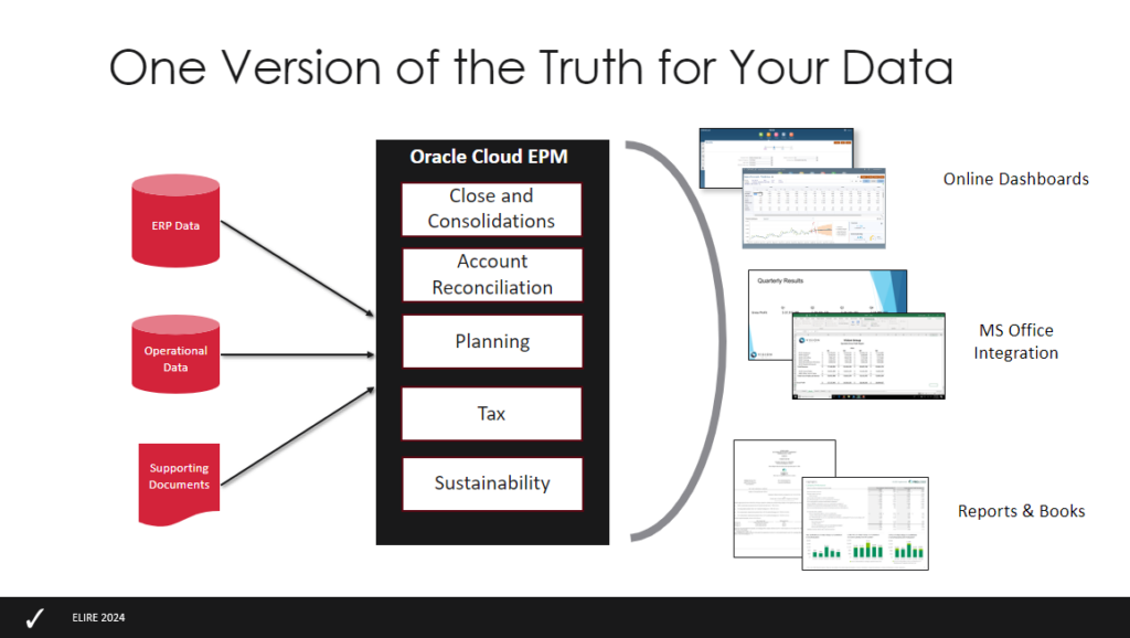 Oracle Cloud EPM Single Source of Truth