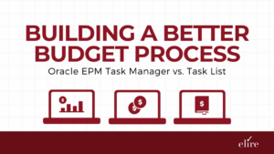 Oracle Cloud EPM Task Manager