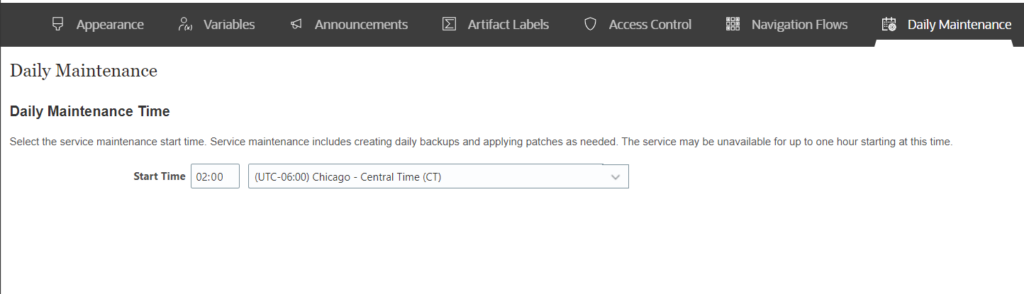 Cloud EPM FCCS Daily Maintenance 