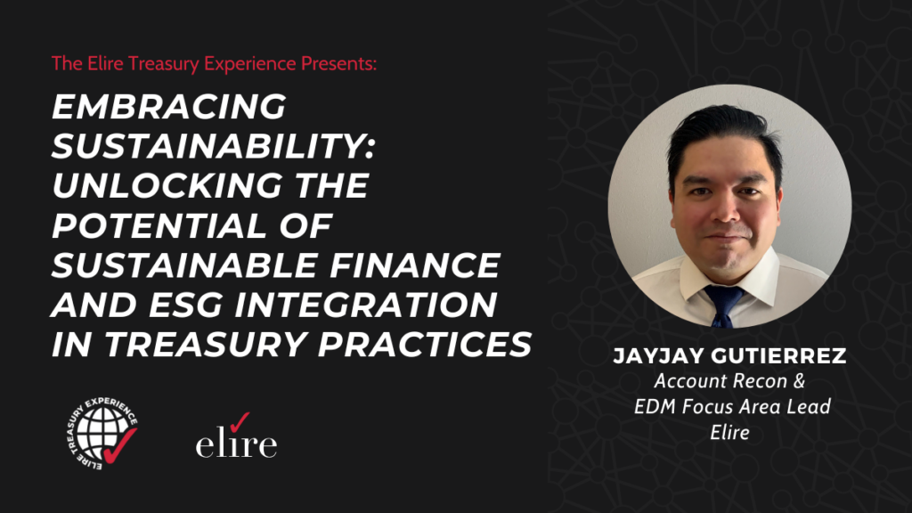 ETE 2024 session on sustainable finance and ESG in treasury management