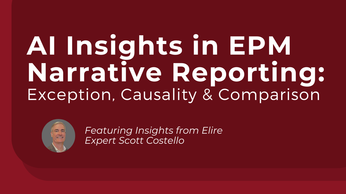 Using AI in Oracle Cloud EPM Narrative Reporting