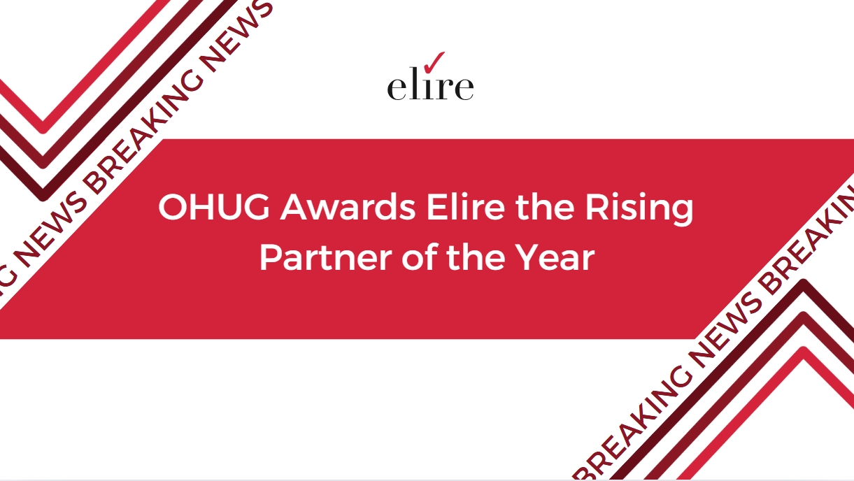 Elire Wins OHUG Rising Partner of the Year Award at Ascend 2025