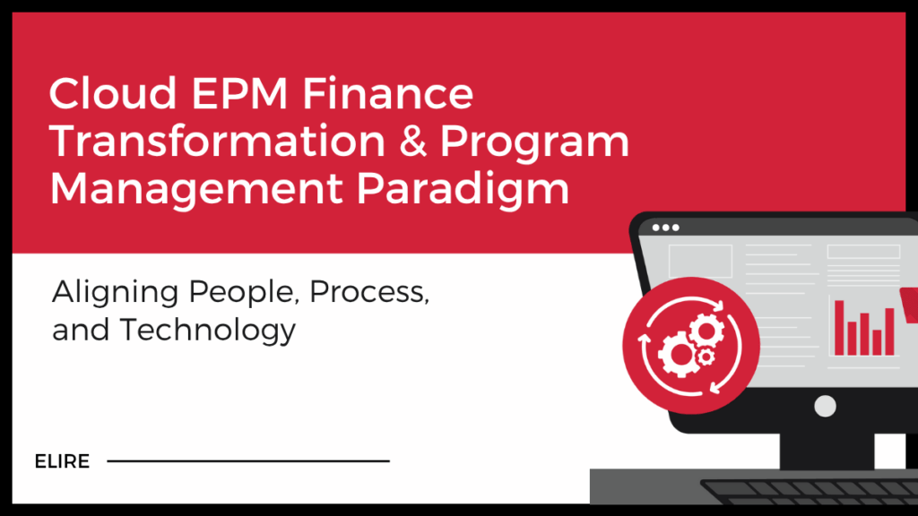 EPM Cloud finance transformation strategy