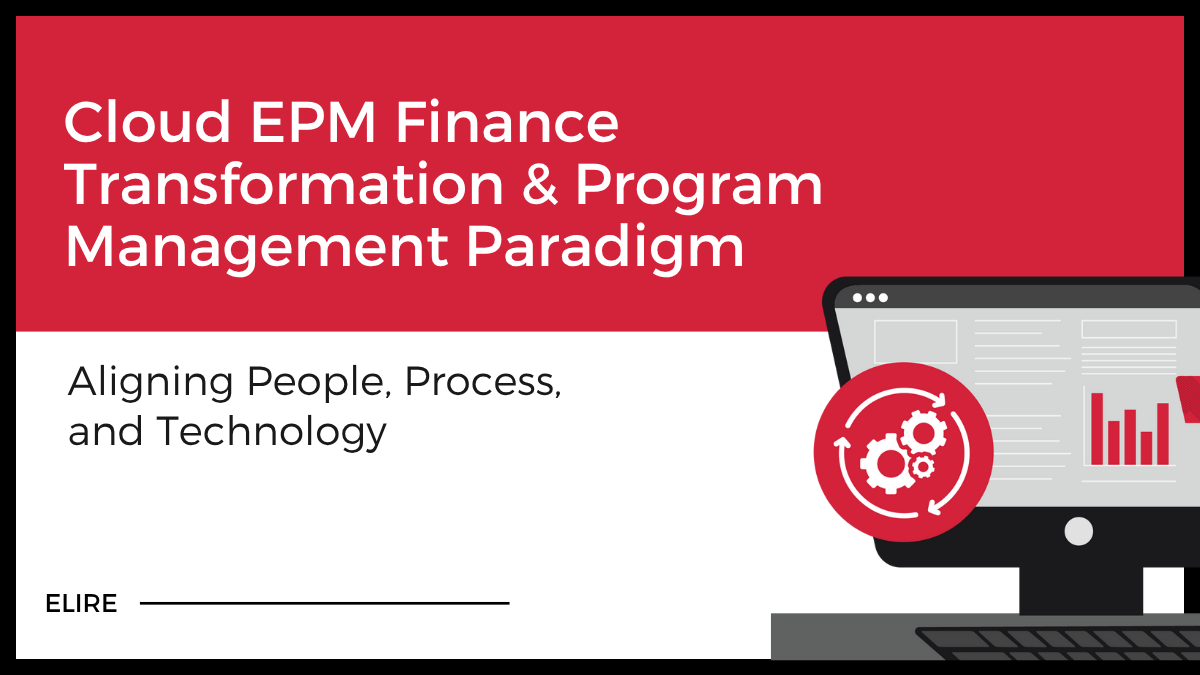 EPM Cloud finance transformation strategy