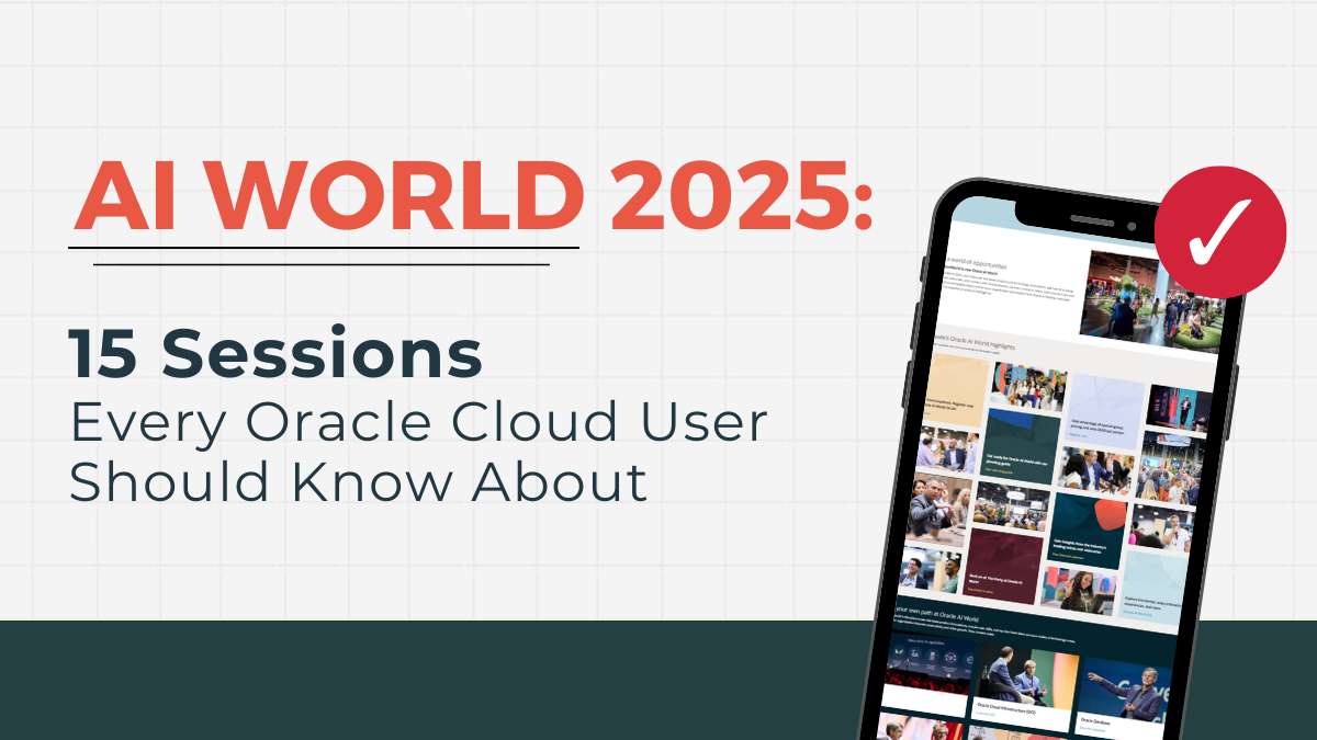 Oracle AI World 2025 preview featuring keynotes and sessions