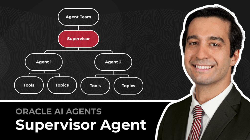 Oracle AI Agent Studio demo - supervisor architecture