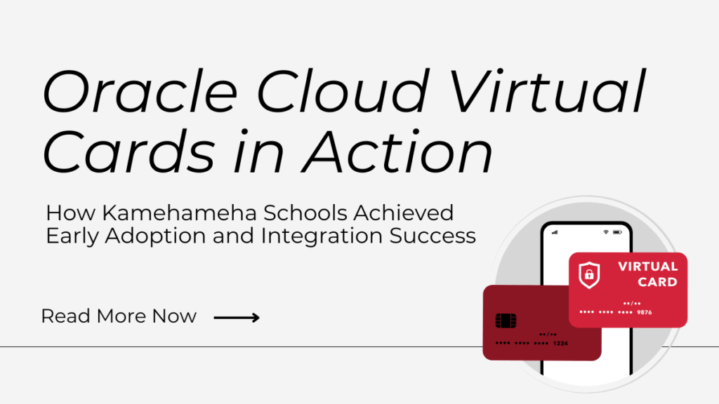 Oracle Cloud Virtual Cards Implementation